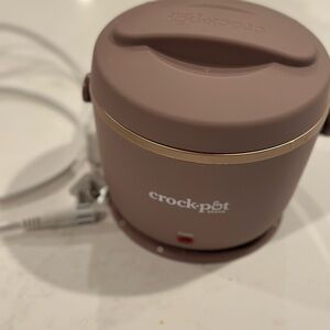 Mini Crock-Pot Slow Cooker blush pink